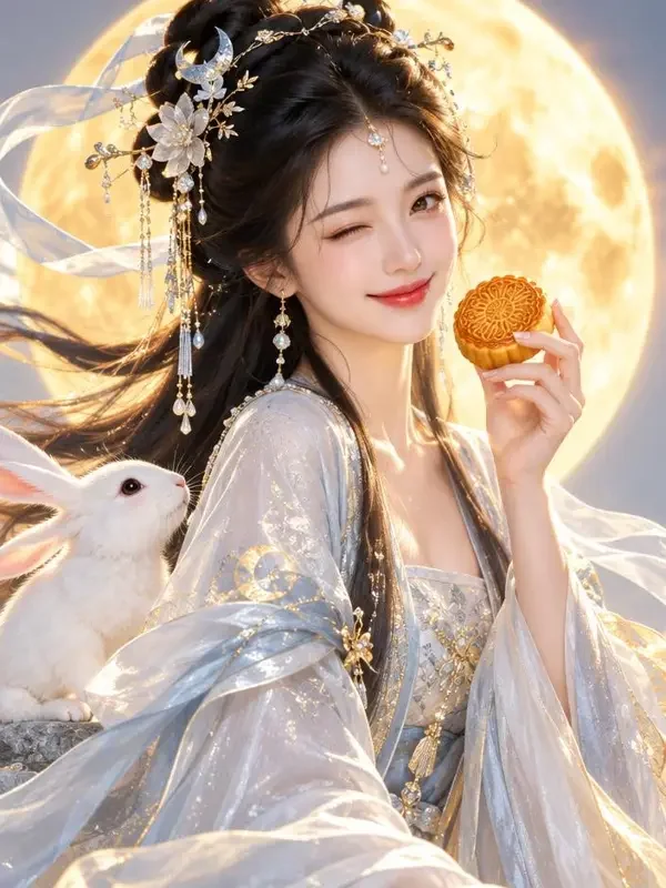 肉漫剧《蛋黄月亮》封面 - 古风题材治愈短剧
